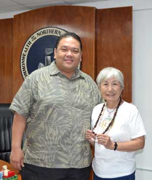 Tinian Mayor, Joey San Nicolas